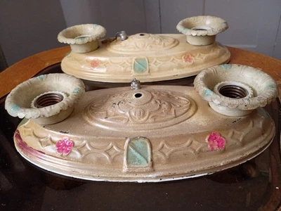 Lámparas de techo policromadas MARKEL ELECTRIC Art Deco de la década de 1930 Foto 1 de 4