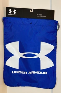NEW Sackpack Under Armour Drawstring OZSEE Gray Blue White Lightweight Bag - Picture 1 of 4