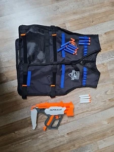 Nerf Pistole Blaster Stockshot Modulus N Stricke Elite + Weste - Bild 1 von 1