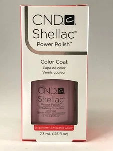 CND Shellac Power Polish Soak off Gel Polish Strawberry Smoothie 0.25oz - Picture 1 of 2