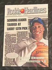 00-01 Hoops Hot Prospects Rookie Headliners Courtney Alexander - Picture 1 of 2