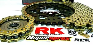 2015-2024 Yamaha YZF-R1 RK ZXW 520 16/41 OEM Gold Chain and Sprockets Kit - Picture 1 of 5