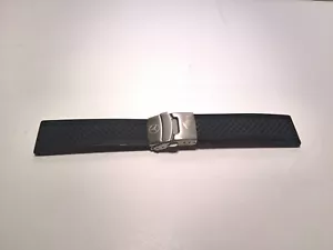 ULTRA RARE MERCEDES BENZ RUBBER STRAP WITH DEPLOYANTE 22 MM GENUINE - Foto 1 di 6