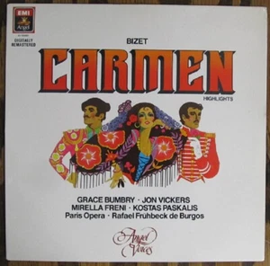 Vinyl LP: Sealed : Bizet: Carmen Highlights - EMI Angel / Angel Voices series - Picture 1 of 2