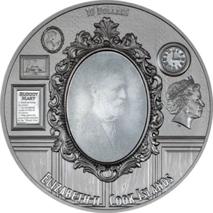 STANLEY Most Haunted Places 2 Oz Silver Coin $10 Cook Islands 2023 - Picture 1 of 7