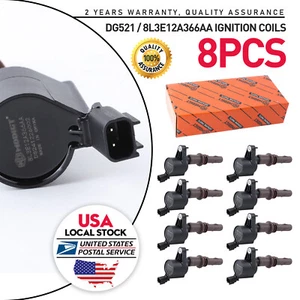 Set of 8 Ignition Coil For Ford F-150 Mustang Expedition Explorer FD509 DG521 - Picture 1 of 11