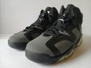 Air Jordan 6 Retro BG Gr. 5Y Schwarz Weiß Cool Grey 384665-010 - Bild 1 von 20