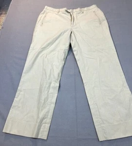 Penguin Pants 36x27  by Munsingwear beige Pink Stitching cotton wide leg - Picture 1 of 21