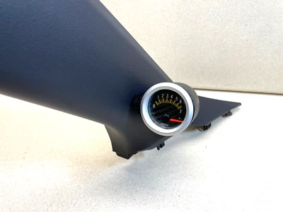 08 15 Mitsubishi Evo Lancer Single Gauge Pod Mount 52mm Pillar Trim - Image 1 of 4