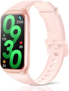 Fitness Activity Tracker Watch as Fitbit Heart Rate Monitor Pedometer for Women - Picture 1 of 6