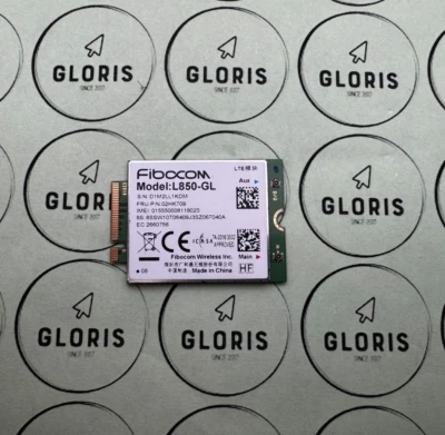 Gebrauchtes Original Fibocom L850-GL WWAN LTE 4G Kartenmodul M.2 02HK709 - Bild 1 von 3