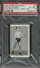 1923 Burstein Isaacs Famous Prize Fighters Boxing #6 PEDLAR PALMER PSA 6 EX-MT