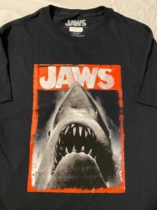 JAWS 2 3D 4 movie Great WHITE Shark QUINT Martin Brody beach New MEN'S T-Shirt - Picture 1 of 6
