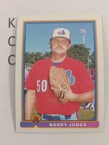 Bowman Baseball 1991 #439 Barry Jones Montreal Expos - Foto 1 di 2
