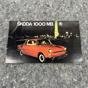 1965 Skoda 1000 MB Vintage Original Car Sales Brochure Catalog - Czechoslovakia - Picture 1 of 9