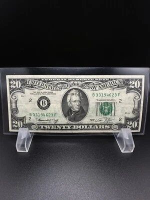 1974-$20 Dollars Ink Error very high condition . - Image 1 of 4