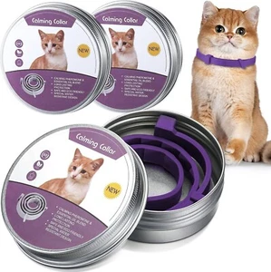 Sentry Industries Collare Calmante per Gatti 3Ct Viola Taglie Assortite Confezione da 3 NUOVO - Foto 1 di 6