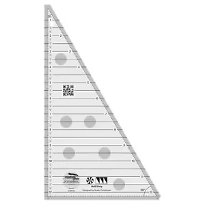 (US Seller) Creative Grids Half Sixty Triangle Quilt Ruler CGRT30 - Picture 1 of 1