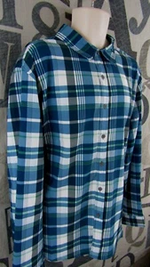 Nueva Camisa Eddie Bauer Exterior Hombres 2XL Ligera Azul a Cuadros Botón Elastizada $85 - Imagen 1 de 8