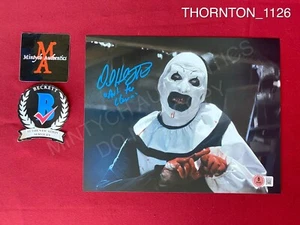 David Howard Thornton Terrifier 3 signed 8x10 photo Art the Clown Beckett horror - Picture 1 of 3