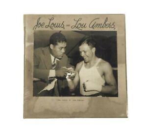 Joe Louis & Lou Ambers Original Photograph 