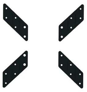 Techly Adattatore Universale per Supporto VESA da 200x200 a 400x400 Nero