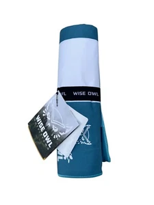 Wise Owl Outfitters Mikrofaser Strandtuch und Yoga Handtuch, 7 Fuß x 4 Fuß - blau - - Bild 1 von 5