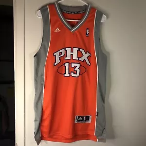 Phoenix Suns maglia uomo grande arancione #13 Steve Nash Adidas NBA +2 cuciture - Foto 1 di 11