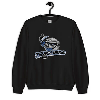Elegante Sudadera Danbury Trashers Hockey Logo Unisex S-5XL Foto 1 de 4