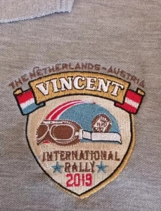 Vincent Motorcycle International Rally 2019 POLO SHIRT The Netherlands - Austria - Picture 1 of 17