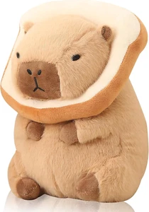 Cute Capybara Plush Soft Capybara Plushie Pillow with Kawaii Capybara Stuffed An - Picture 1 of 12