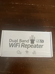 Ripetitore Wifi Dual Band Wifi 5 AC1200 2.4G/5G Extender - Foto 1 di 5