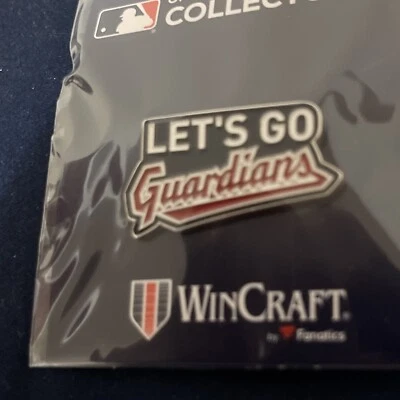 Cleveland Guardians “LETS GO GUARDIANS” Pin MLB - Image 1 of 2