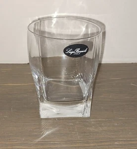 Luigi Bormioli Italy Whiskey Crystal Glass 1 On the Rocks Old Fashioned Square - Picture 1 of 10