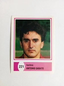 FIGURINA CALCIATORI EUROFLASH 1987 TORINO SABATO n 221 CON VELINA - Picture 1 of 2