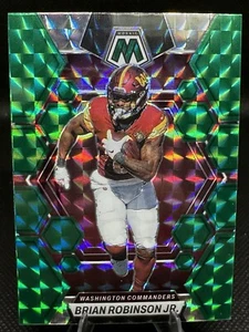 Brian Robinson Jr - 2023 Panini Mosaic - Green Mosaic Prizm #244 Commanders - Picture 1 of 2