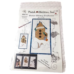 Patch Abilities Winter Whimsy BIrdhouse quilt pattern sewing 2008 - Picture 1 of 2