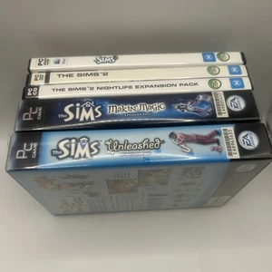 The Sims PC Bundle - The Sims, Sims 2, 3 Expansion & Stuff Packs Computer Game - Picture 1 of 10