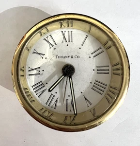 TIFFANY & CO. PORTFOLIO TRAVEL DESK ALARM CLOCK NOT WORKING - Picture 1 of 6