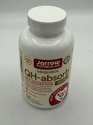 Jarrow Formulas QH-absorb Ubiquinol 100 mg - 120 cápsulas blandas - caducidad 06/2026 Foto 1 de 2