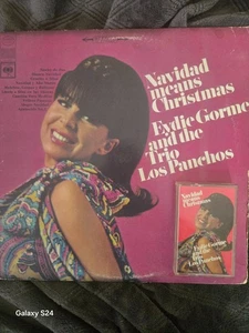 EYDIE GORME NAVIDAD MEANS CHRISTMAS -CASSETTE & VINYL.EXC.CSP. - Bild 1 von 4