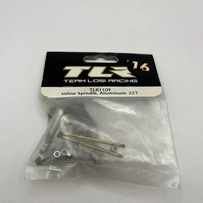 Team Losi Racing TLR1109 Aluminum Inline Spindle Set 22T New Disc HHD Parts - Image 1 of 2