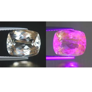 4.00 Cts_Antique Gem_100% Natural Unheated UV Fluorescent Color Change Scapolite - Picture 1 of 5