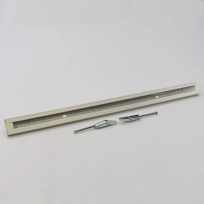 Halo LZR102P White Track Lighting 2' Rail Surface Mount with Dead-End Fitting - Image 1 of 4