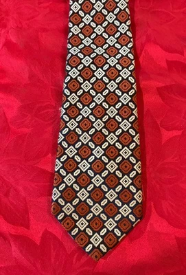 Vintage Pierre Cardin Paris New York Men’s Neck Tie Geometric - Image 1 of 4