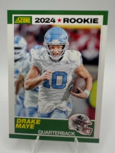 2024 Score Drake Maye Rookie RC New England Patriots - Imagen 1 de 2