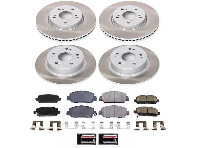 Kit de pastillas de freno y rotor delanteras y traseras para Honda HR-V 2017 KV449RW 2016-2022 Foto 1 de 1