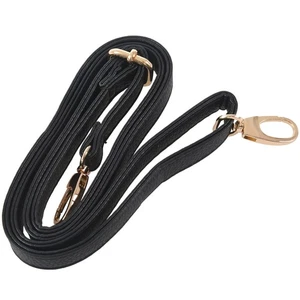 Borsa messenger donna pelle PU regolabile tracolla nera K6X74303 - Foto 1 di 9