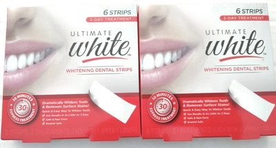 Ultimate White Teeth Whitening Dental Strip Oral Care, Beauty & Personal 2 Pack - Image 1 of 4