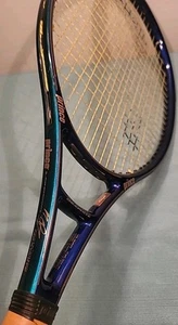 Raqueta de tenis Prince Michael Chang grafito cuerpo largo gran tamaño 730PL agarre 4 1/4" - Imagen 1 de 19